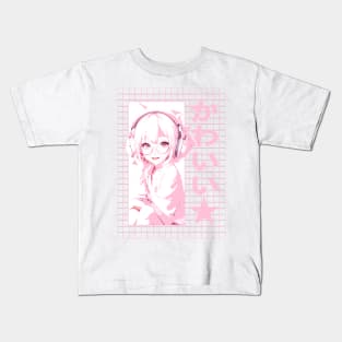 Anime Gamer Girl T-Shirt Hoodie Sticker Case Mug Apparel Wall Art Pillow Magnet Tote Bag Tapestrie Kids T-Shirt